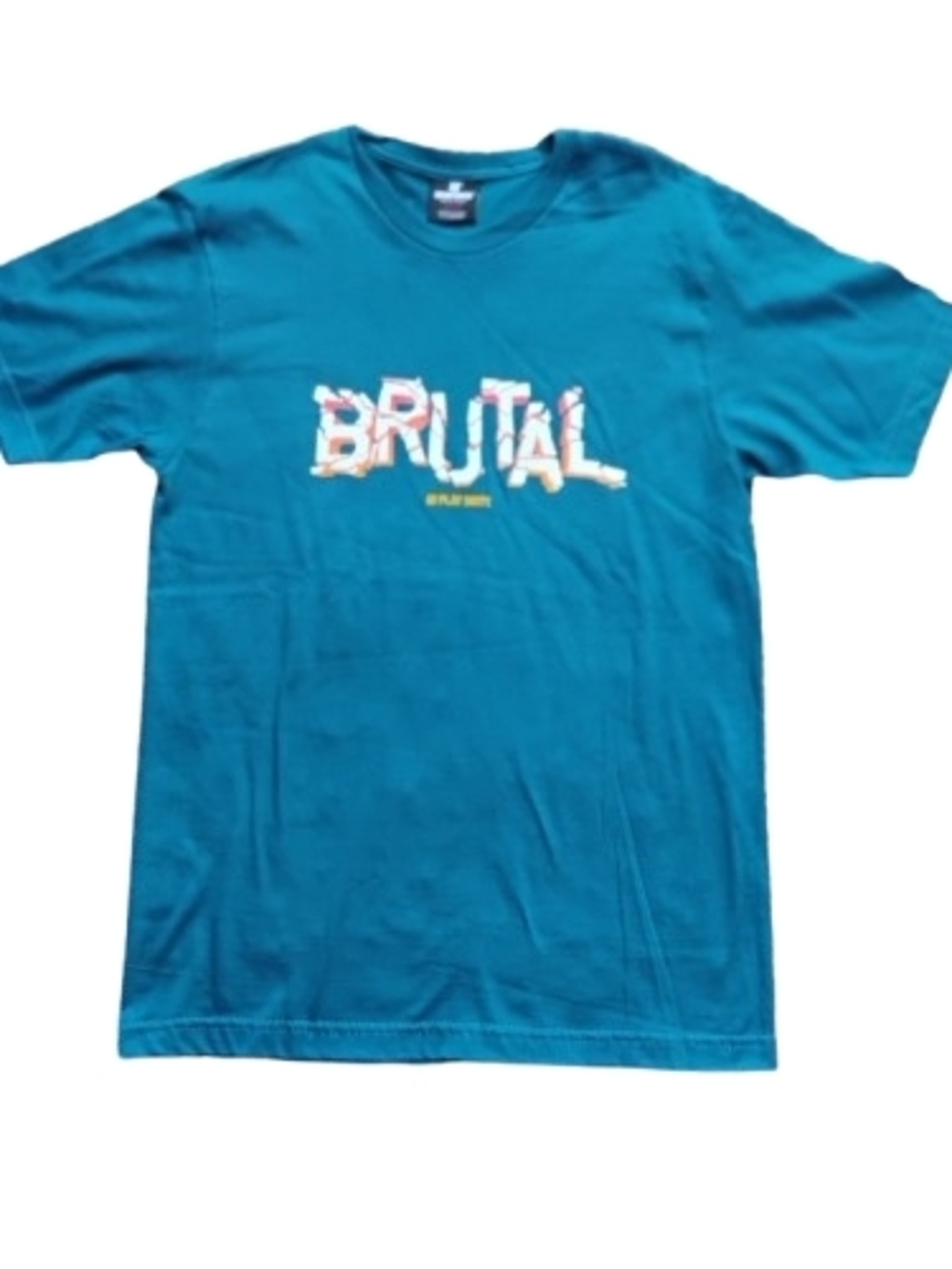 New UNDEFEATED Teal “BRUTAL” Graphic Tee Size M
